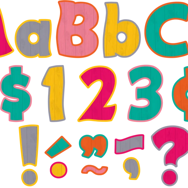 Tropical Punch Funtastic 4" Letters Combo Pack