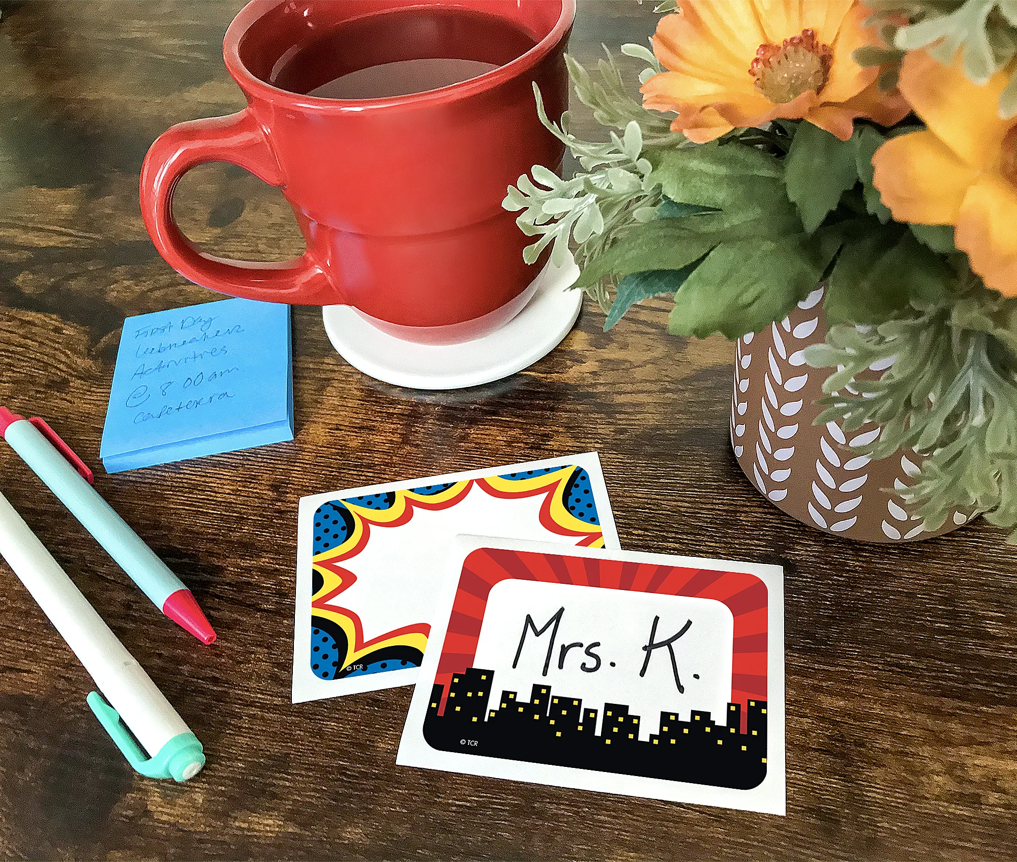 Superhero Name Tags/Labels - Multi-Pack - Image 2