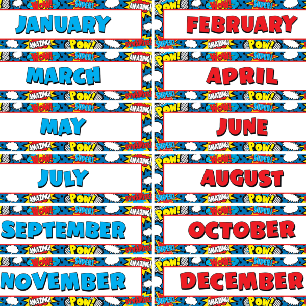 Superhero Monthly Headliners