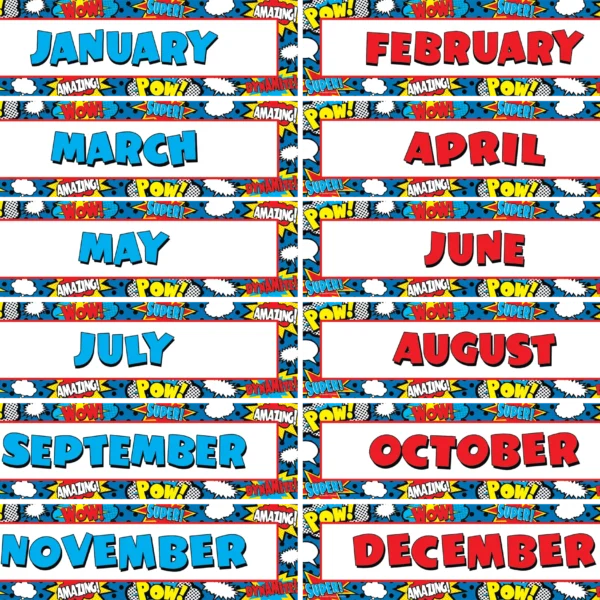 Superhero Monthly Headliners