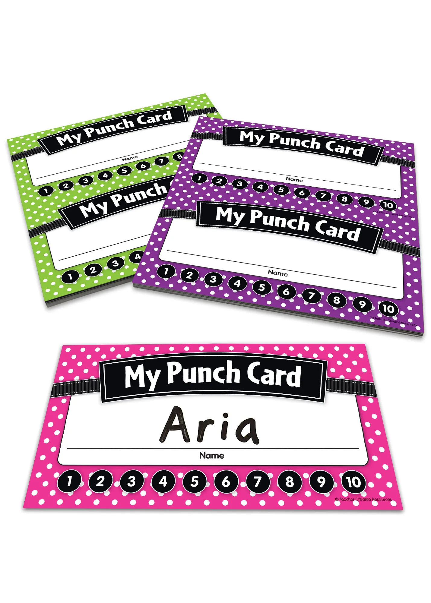 Polka Dots Punch Cards - Image 2