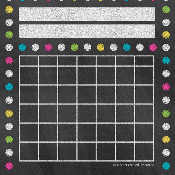 Chalkboard Brights Incentive Charts