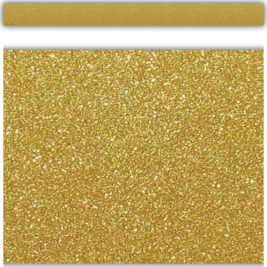 Gold Shimmer Straight Border Trim