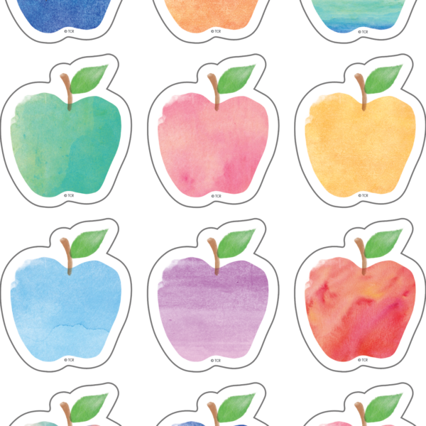 Watercolor Apples Mini Accents