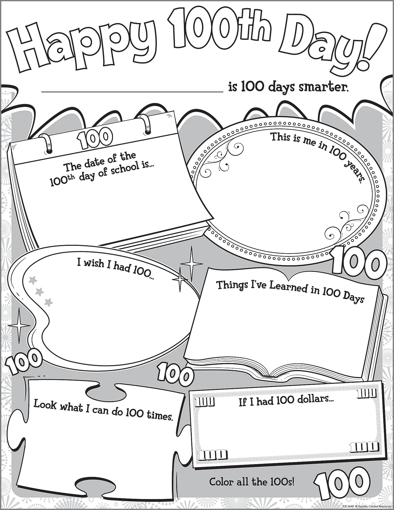 Happy 100th Day Poster Pack - Image 2