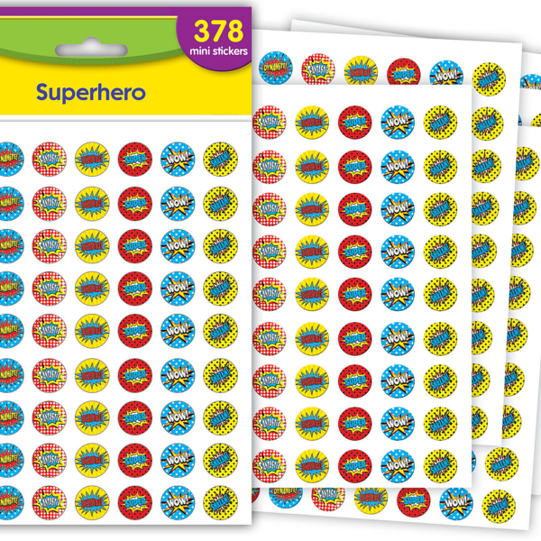 Superhero Mini Stickers