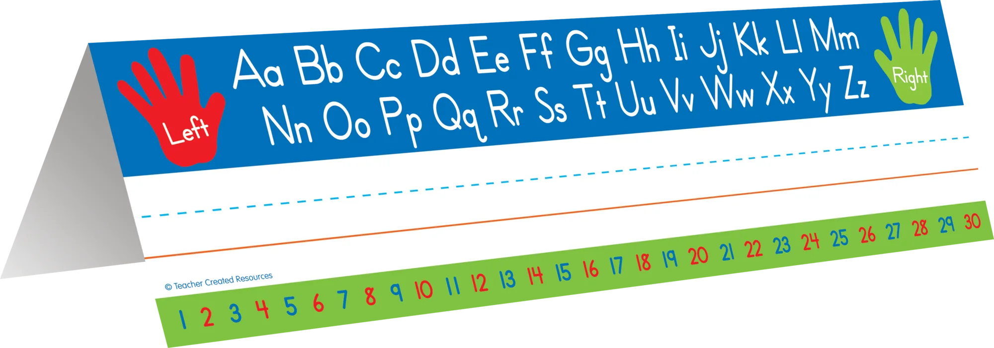 Left/Right Alphabet Tented Name Plates