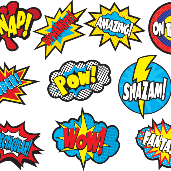 Superhero Sayings Accents