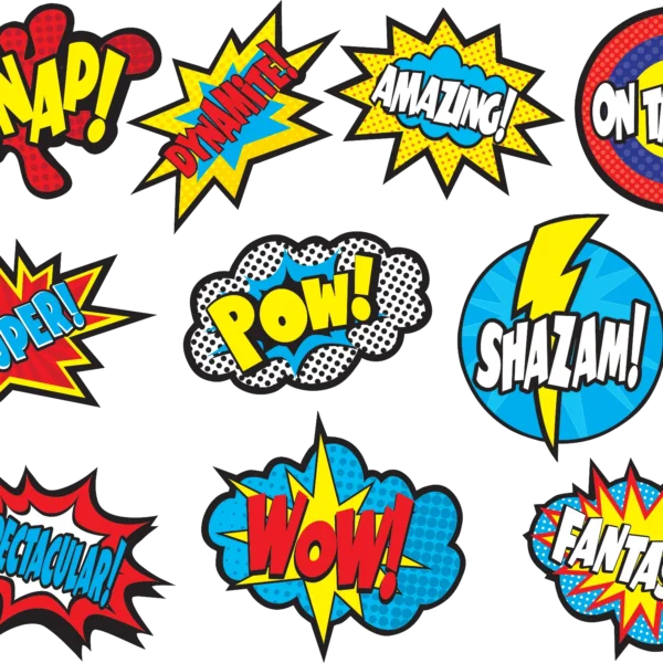 Superhero Sayings Accents