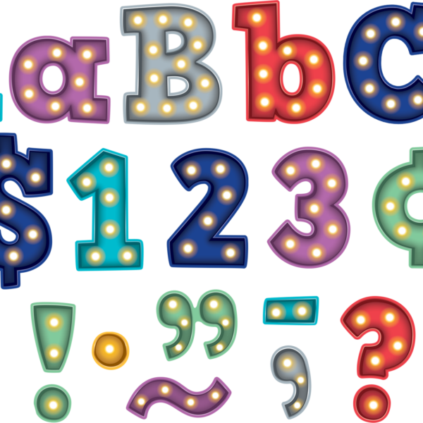 Marquee Bold Block 4" Letters Combo Pack