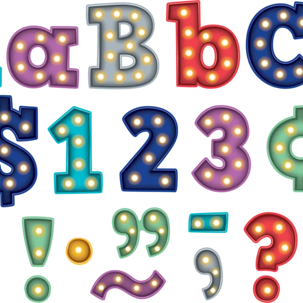 Marquee Bold Block 4" Letters Combo Pack