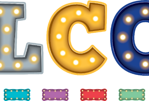 Marquee Welcome Bulletin Board