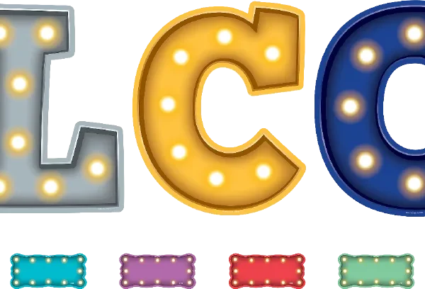 Marquee Welcome Bulletin Board