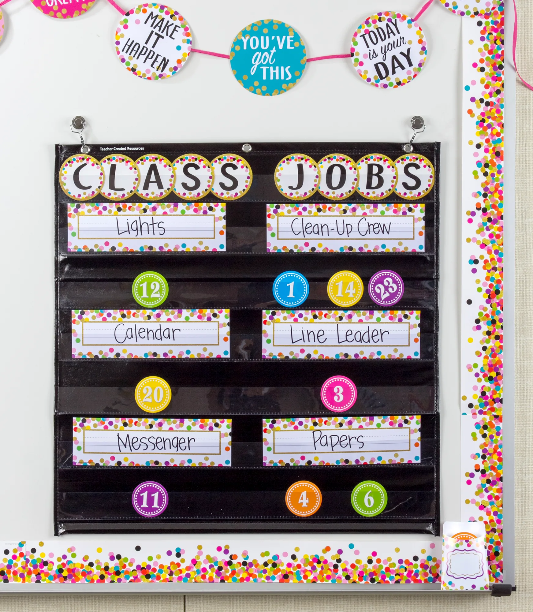 Confetti Flat Name Plates - Image 2
