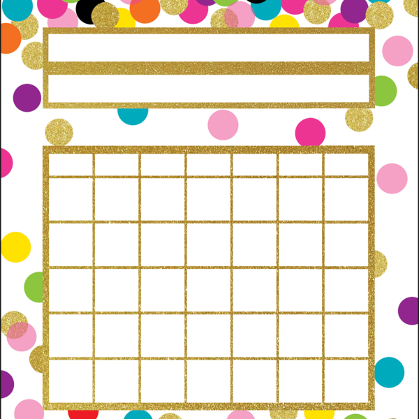 Confetti Incentive Charts