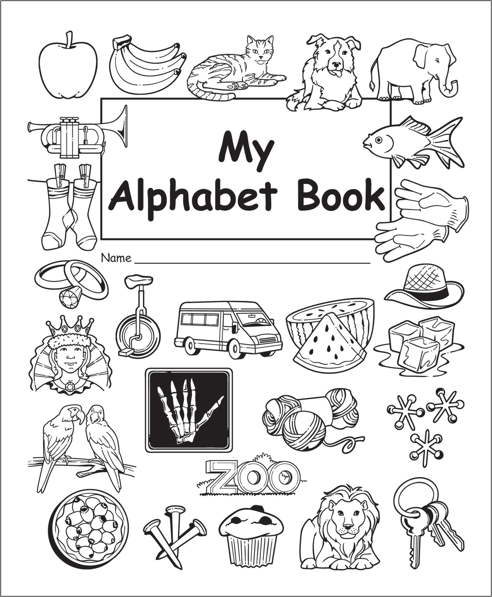 My Own Books: My Alphabet Bo