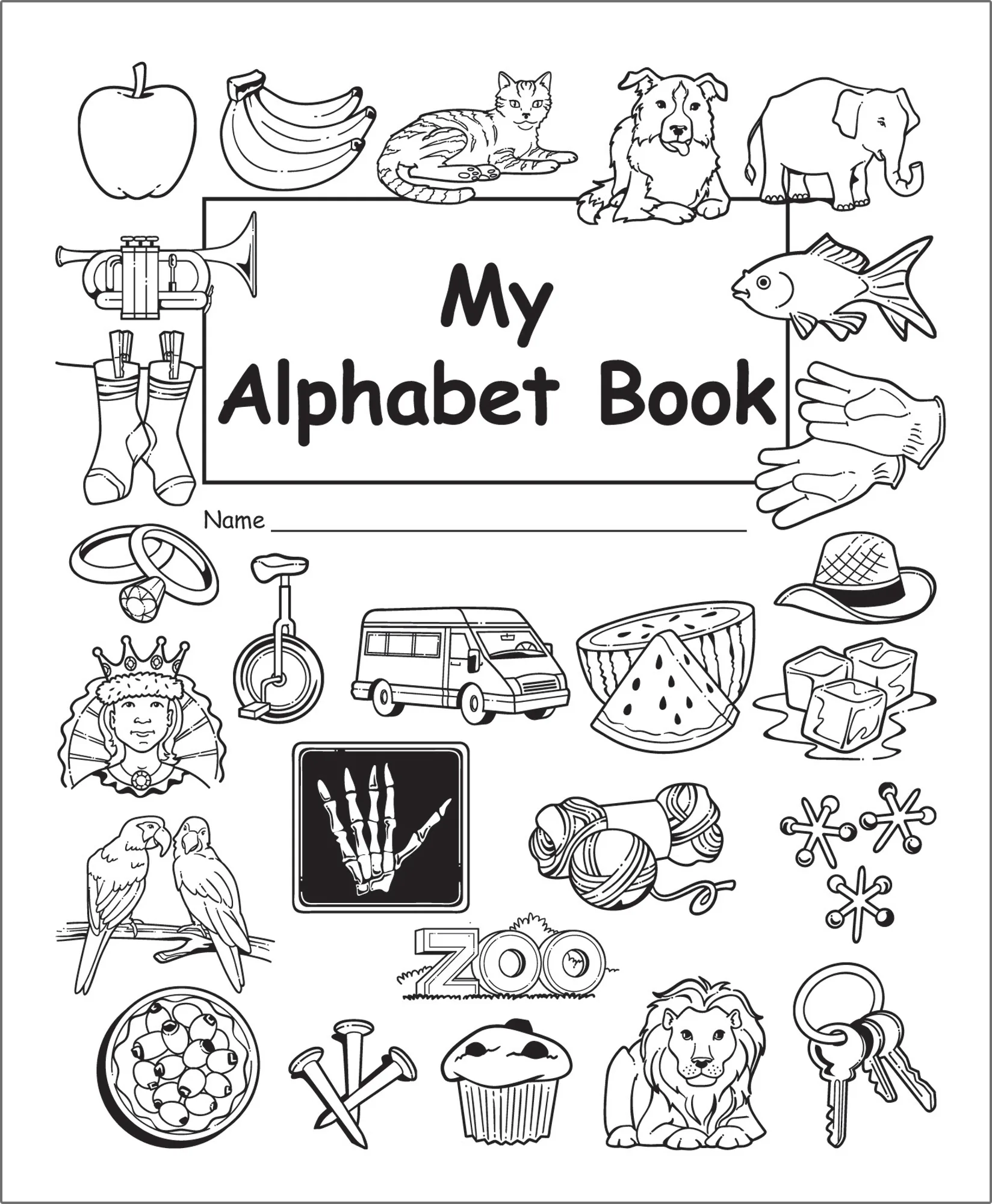 My Own Books: My Alphabet Bo
