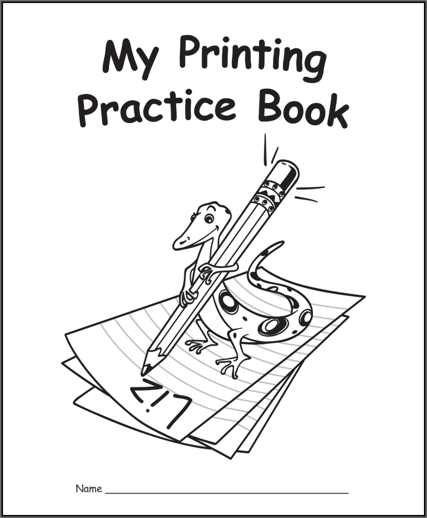 My Own Books: My Printing Practice Bo