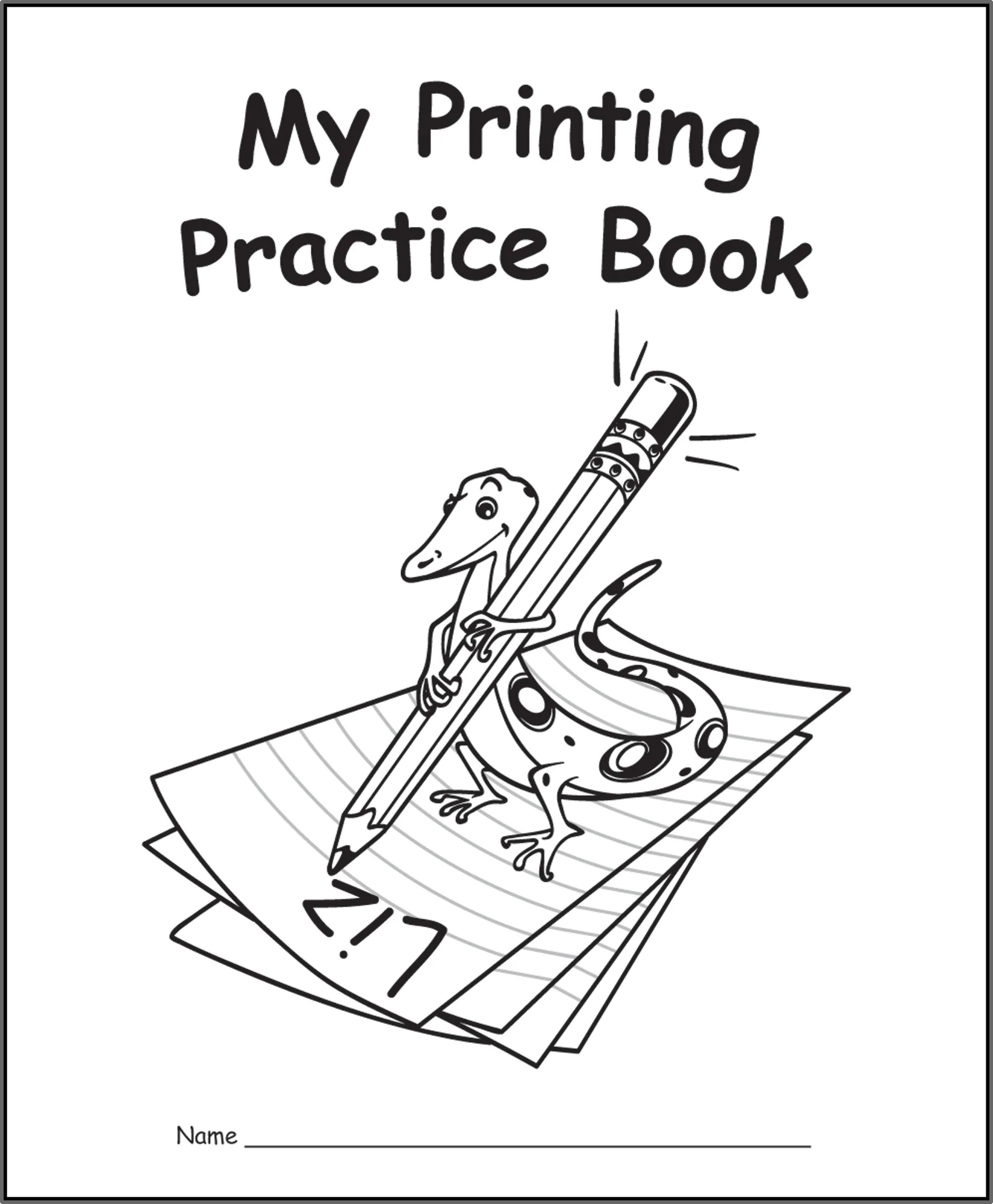 My Own Books: My Printing Practice Bo