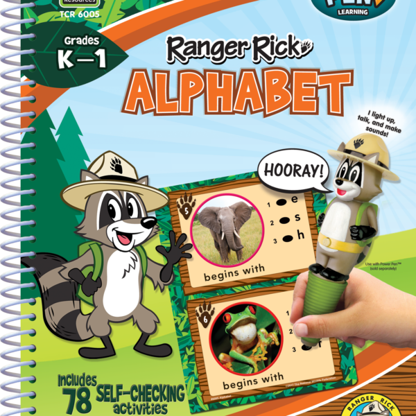 Ranger Rick Power Pen Learning Book: Alphab