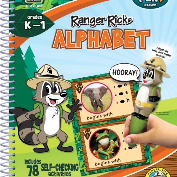 Ranger Rick Power Pen Learning Book: Alphab