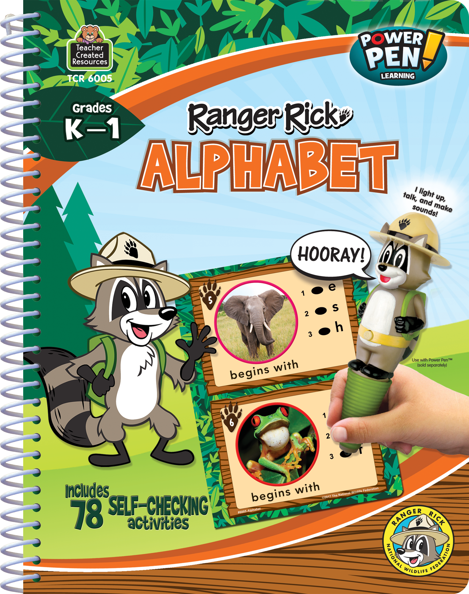Ranger Rick Power Pen Learning Book: Alphab
