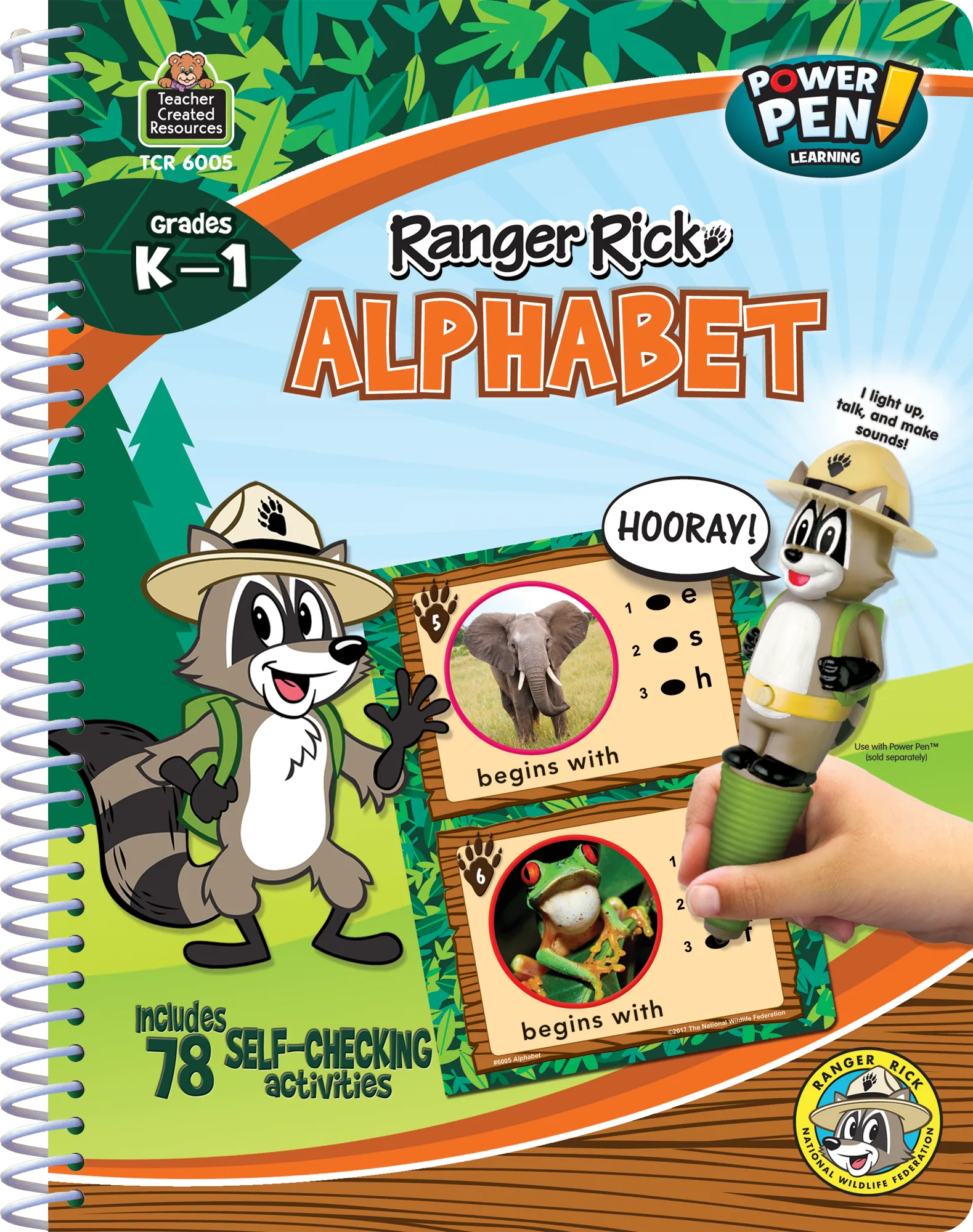 Ranger Rick Power Pen Learning Book: Alphab