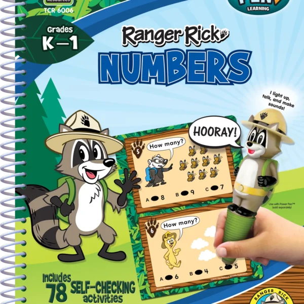 Ranger Rick Power Pen Learning Book: Numbe