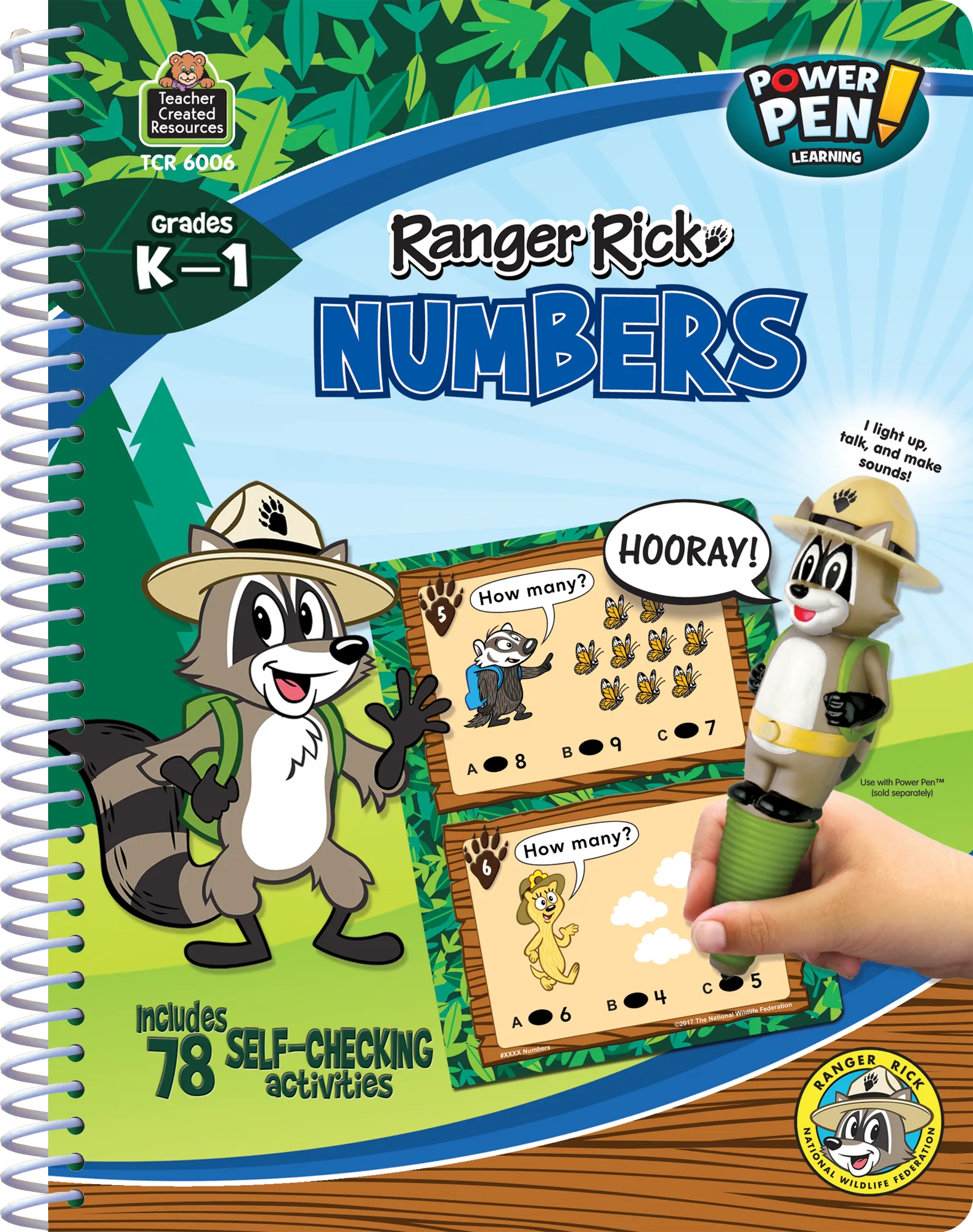 Ranger Rick Power Pen Learning Book: Numbe