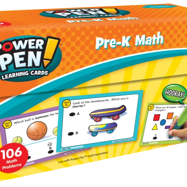Power Pen Learning Cards: Math (PreK