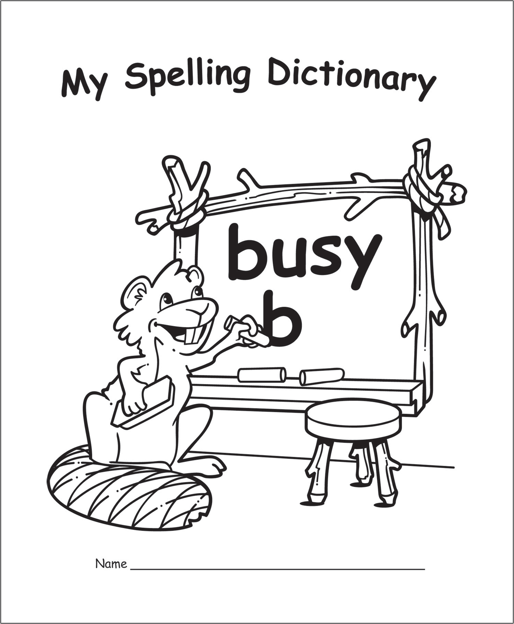 My Own Books: My Spelling Dictiona
