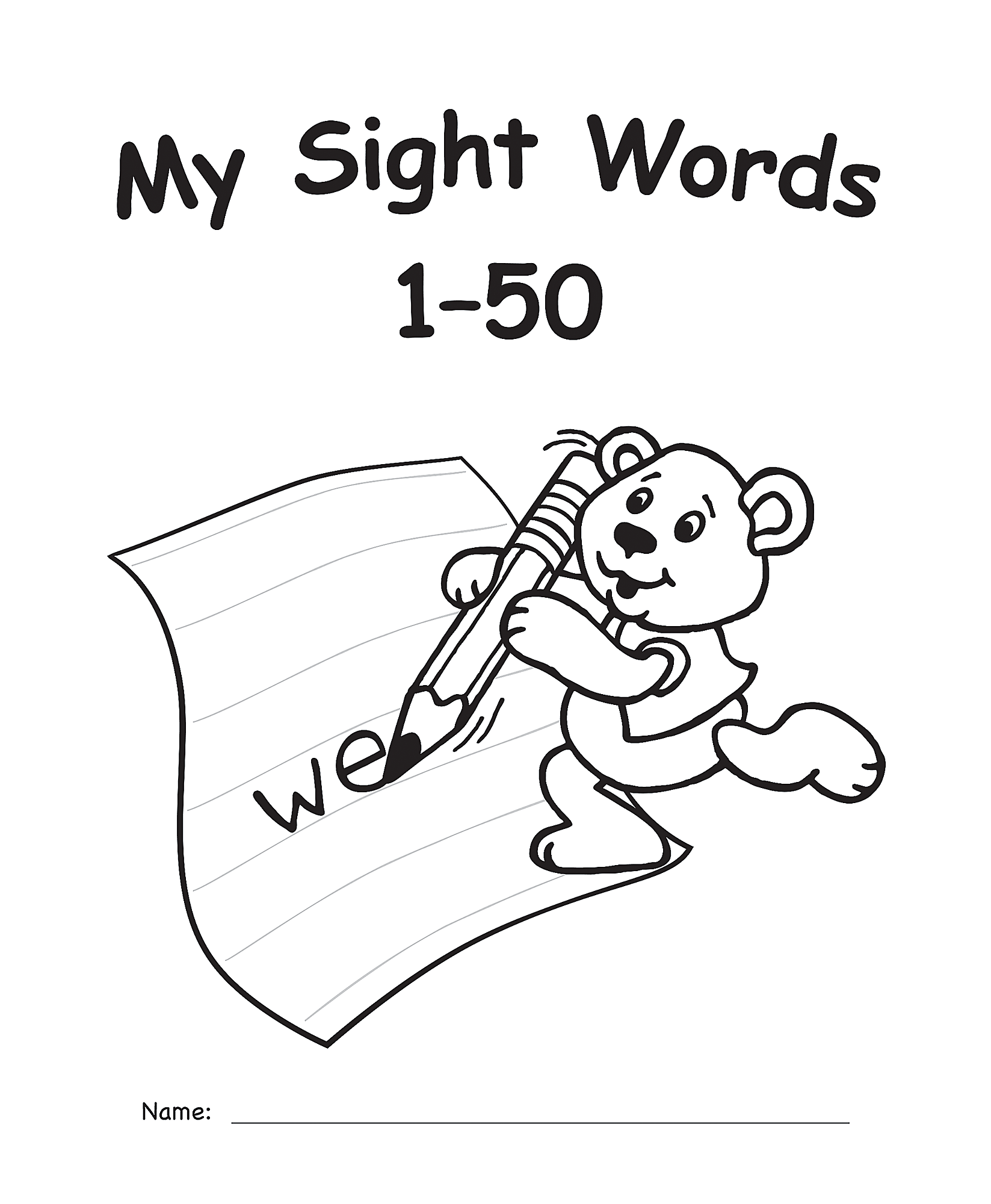 My Own Books: Sight Words 1-50, 10-pack - Image 2