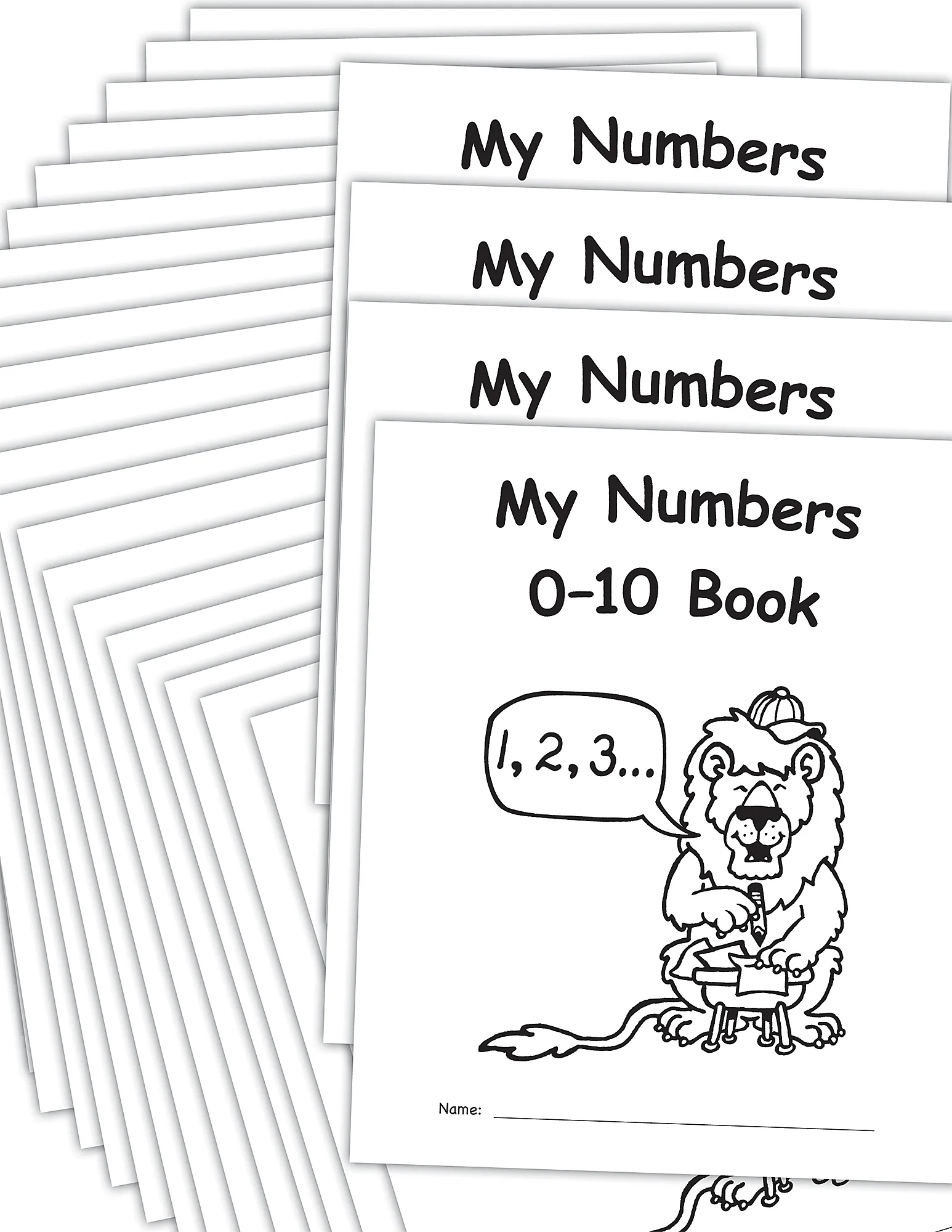 My Own Books: My Numbers 0-10 Book, 25-pack