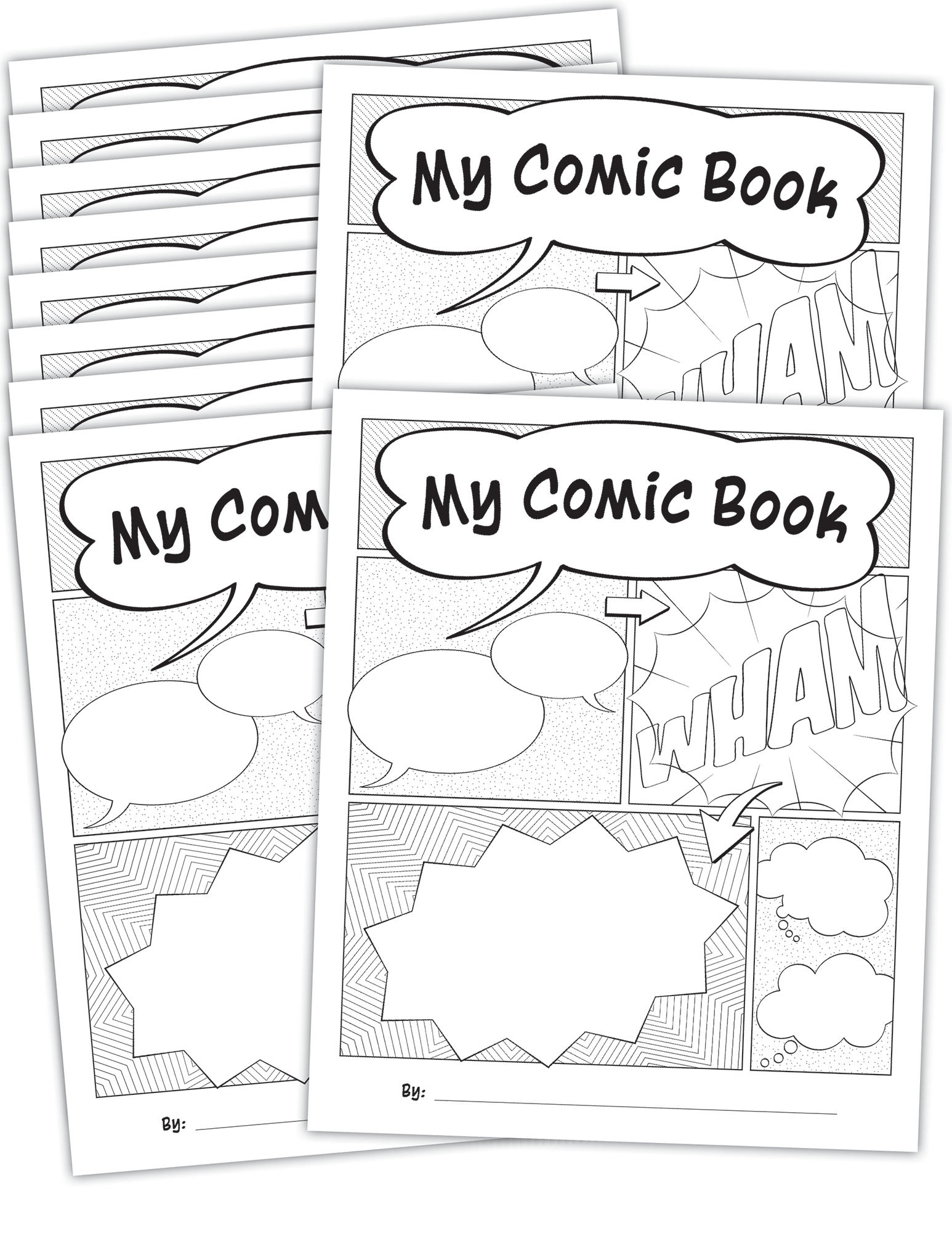 My Own Books: My Comic Book, 10-pa