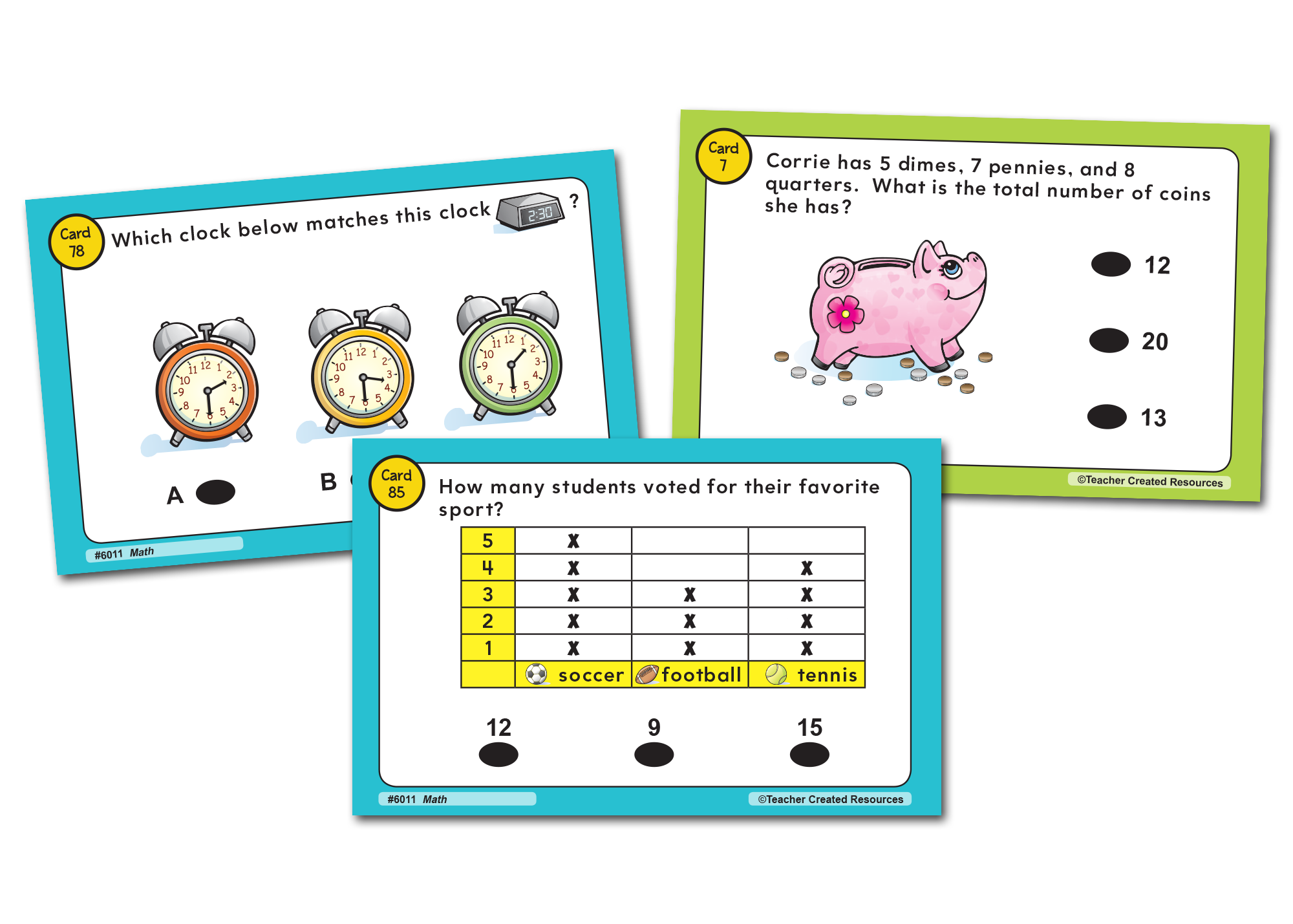 Power Pen Learning Cards: Math (Gr. 1) - Image 2
