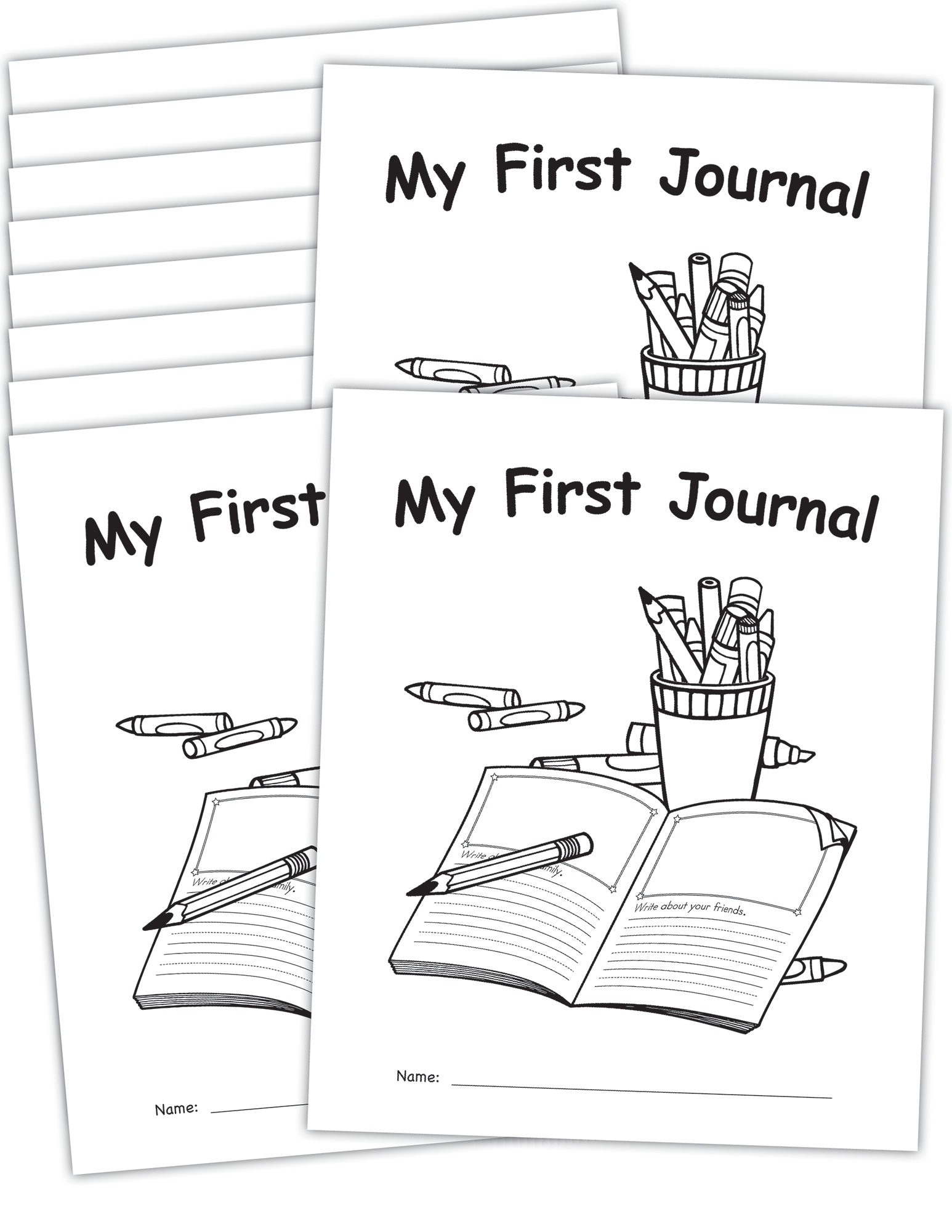 My Own Books: My First Journal, 10-pa