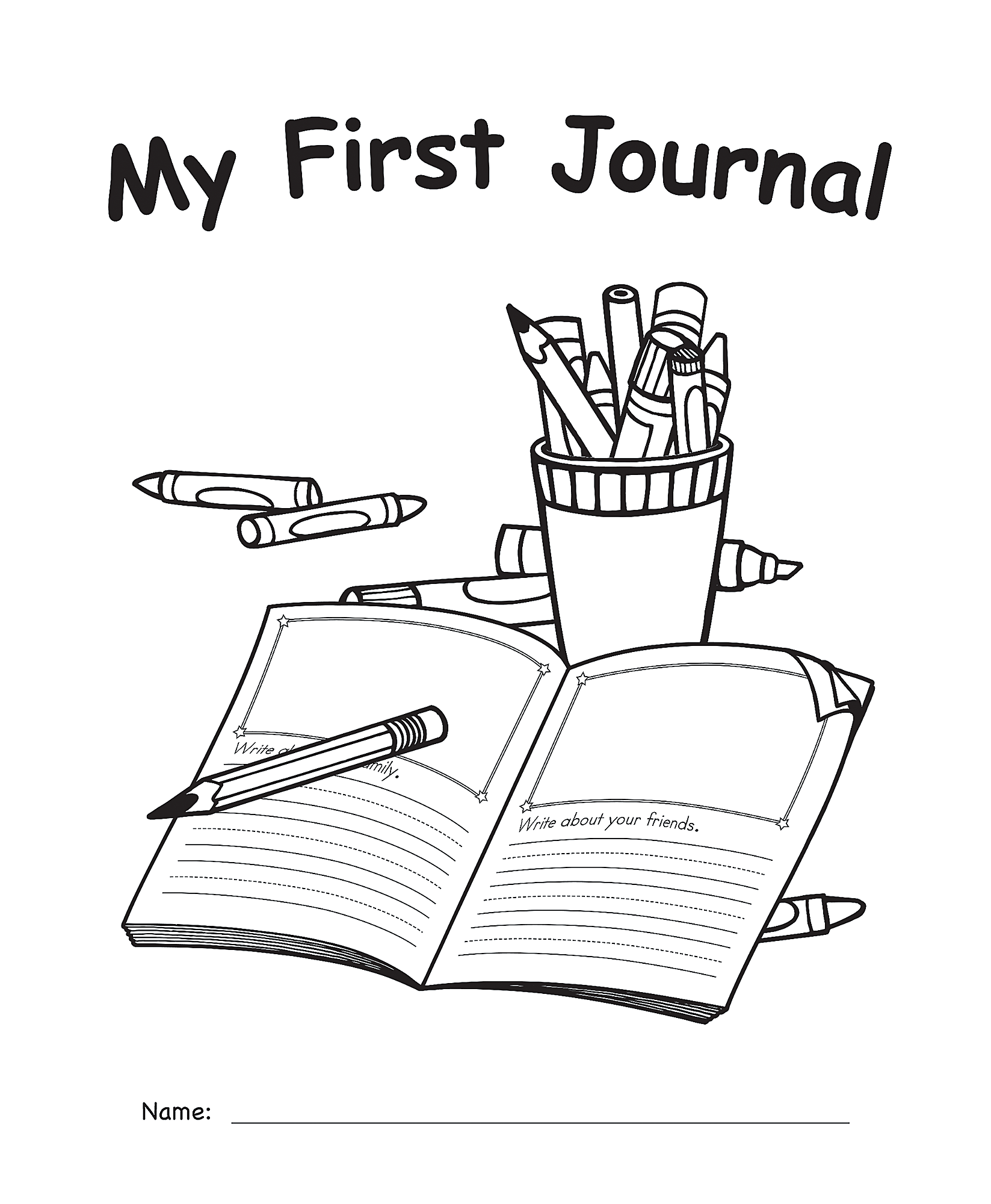 My Own Books: My First Journal, 10-pa - Image 2