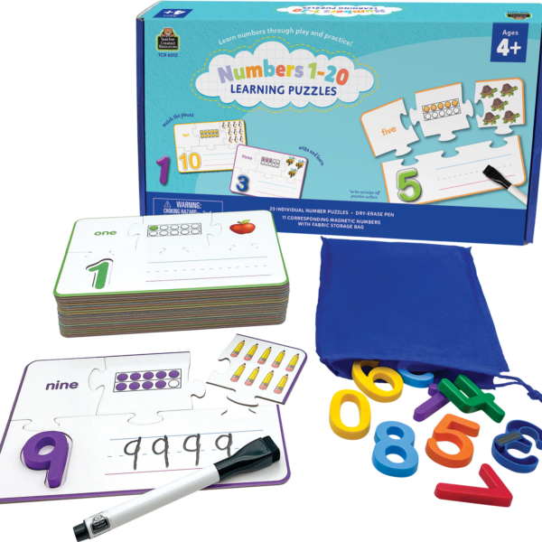 Learning Puzzle: Numbers 1-20