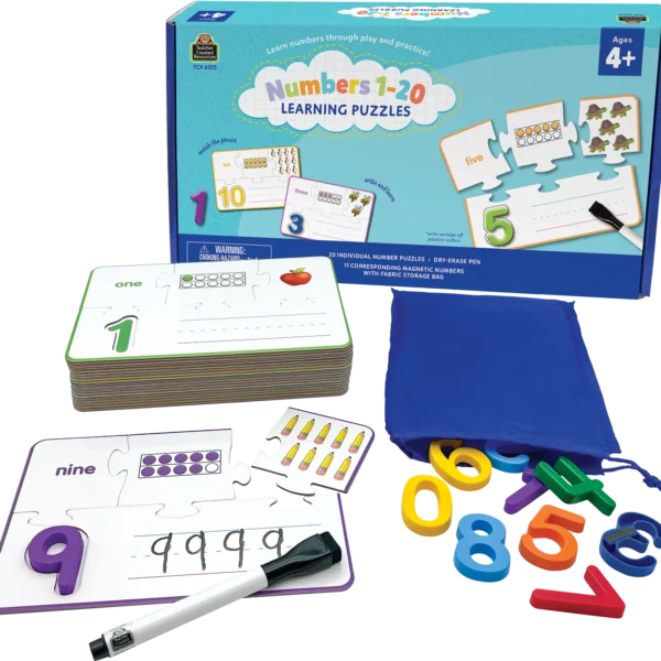 Learning Puzzle: Numbers 1-20