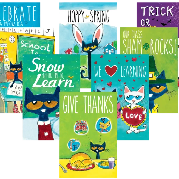 Pete the Cat Holiday and Seasonal Poster Se