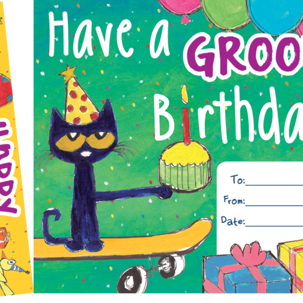 Pete the Cat Groovy Birthday! Bookmark Award