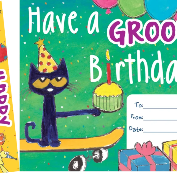 Pete the Cat Groovy Birthday! Bookmark Award