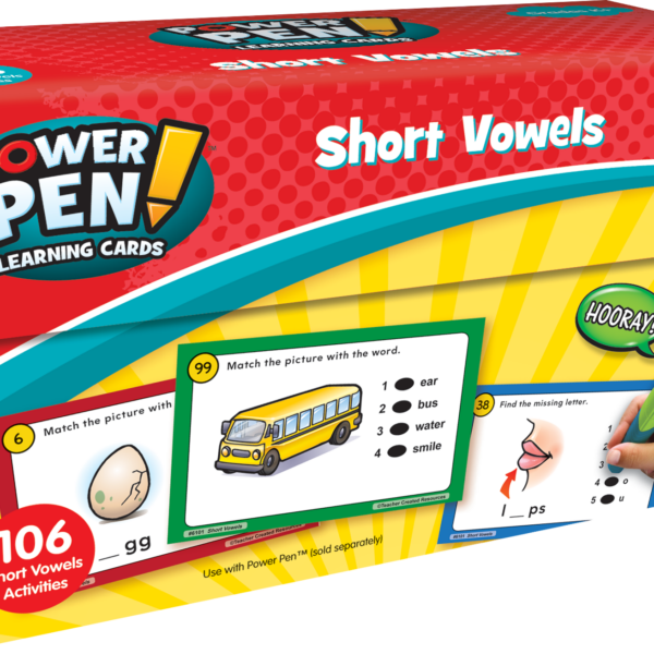 Power Pen Learning Cards: Short Vowel