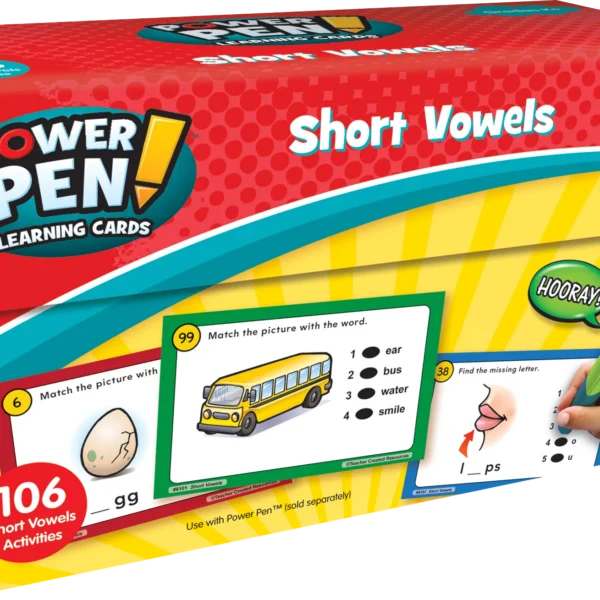 Power Pen Learning Cards: Short Vowel