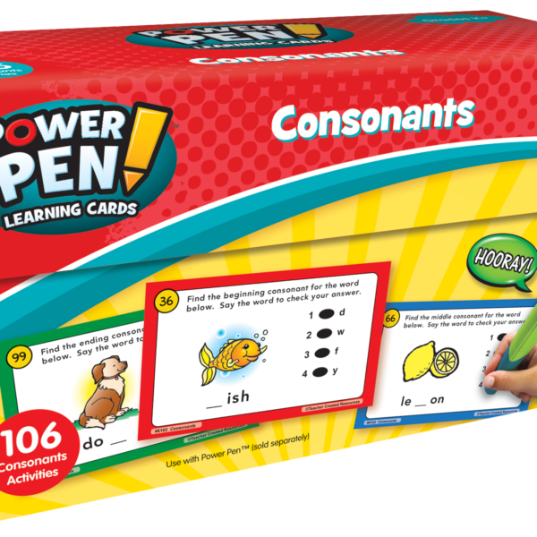 Power Pen Learning Cards: Consonant