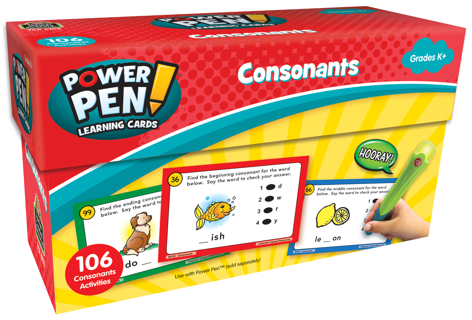 Power Pen Learning Cards: Consonant