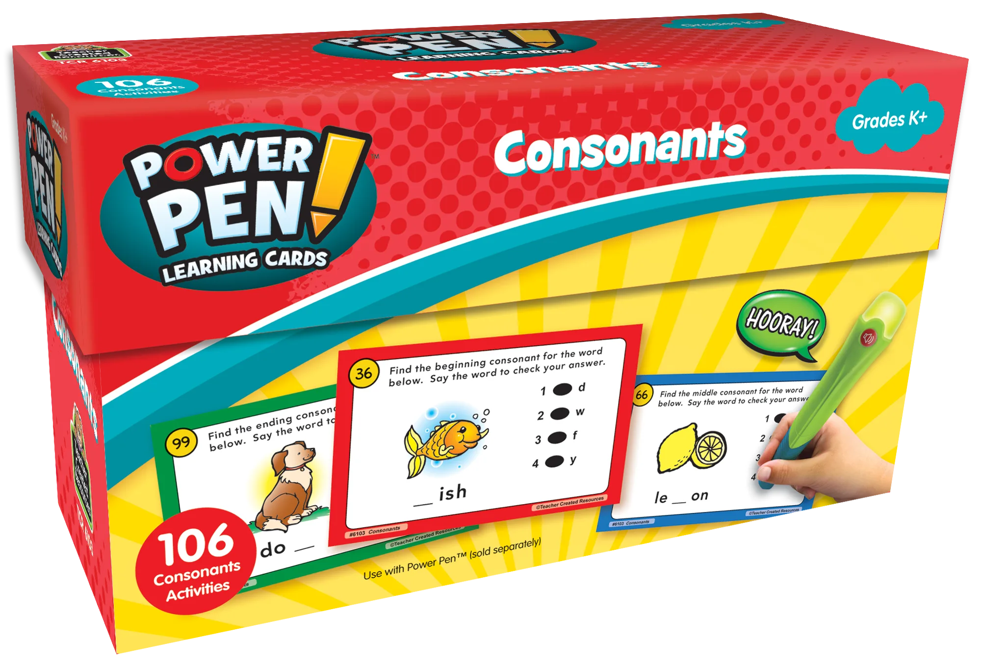 Power Pen Learning Cards: Consonant