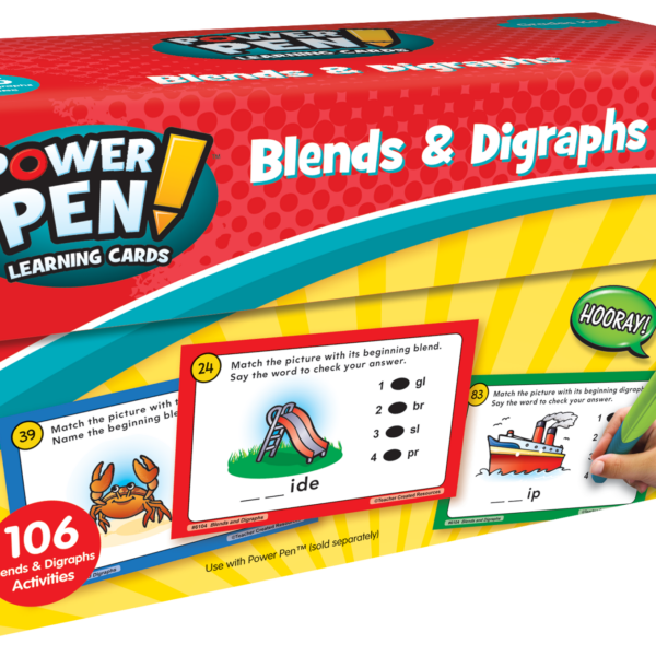 Power Pen Learning Cards: Blends & Digraph