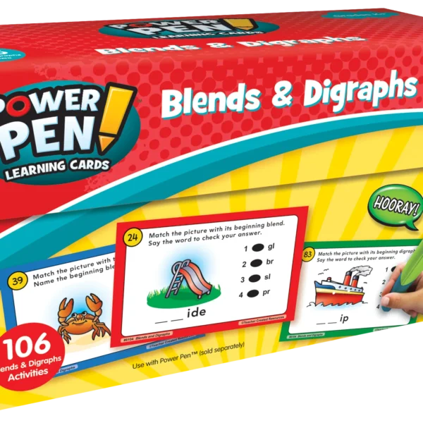 Power Pen Learning Cards: Blends & Digraph