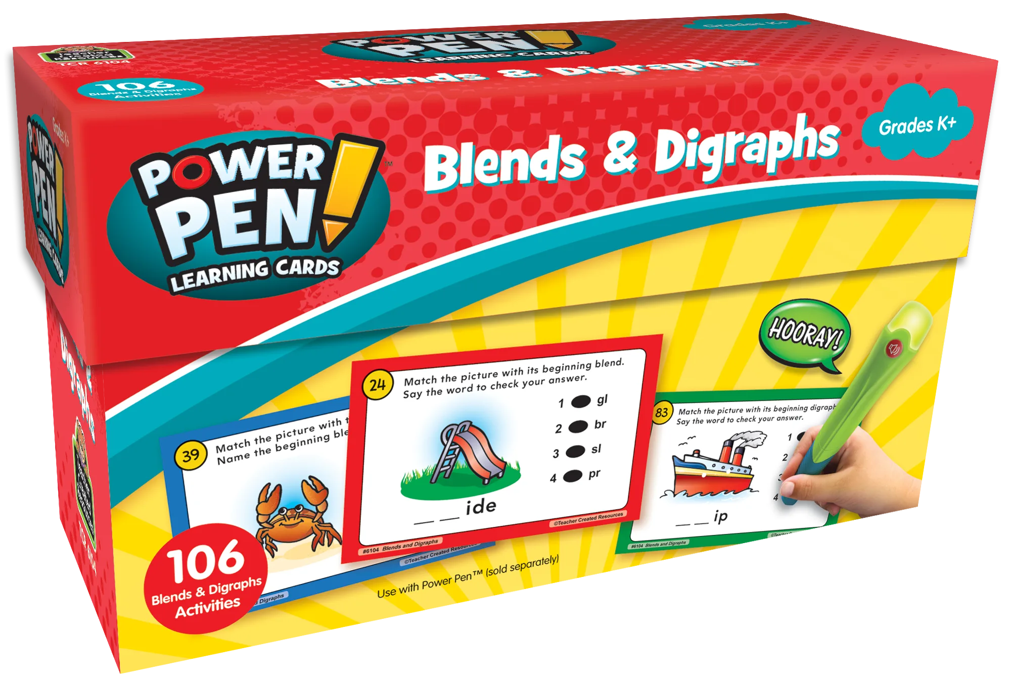 Power Pen Learning Cards: Blends & Digraph